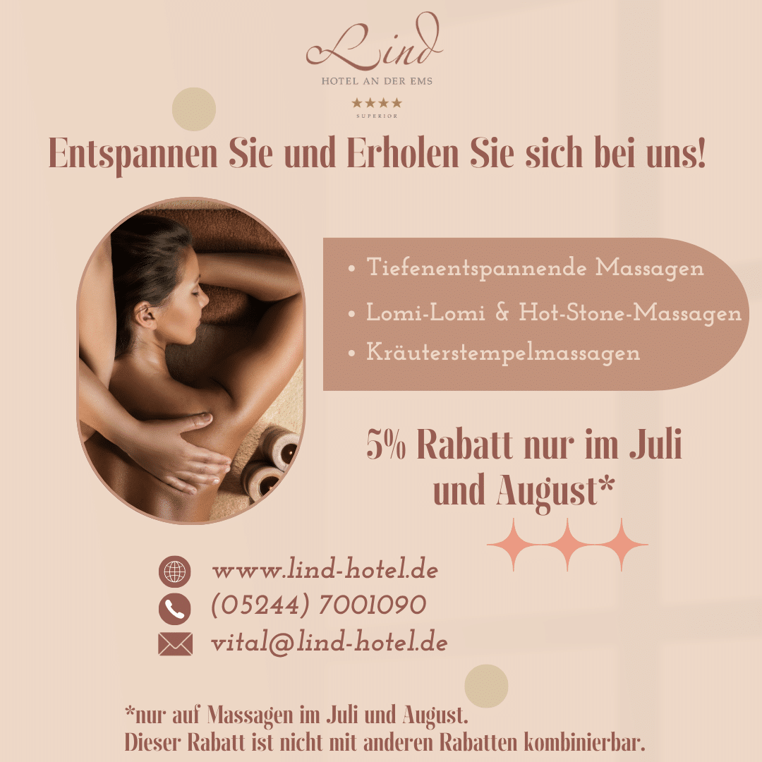 5% Rabatt Spa Homepage quadratisch